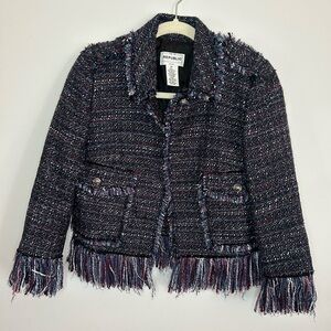 FOR THE REPUBLIC TWEED BLAZER JACKET  Size 2 Petite